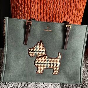 SPARTINA 449 TOTE BAG WITH CUTE DOG DESIGN🐶